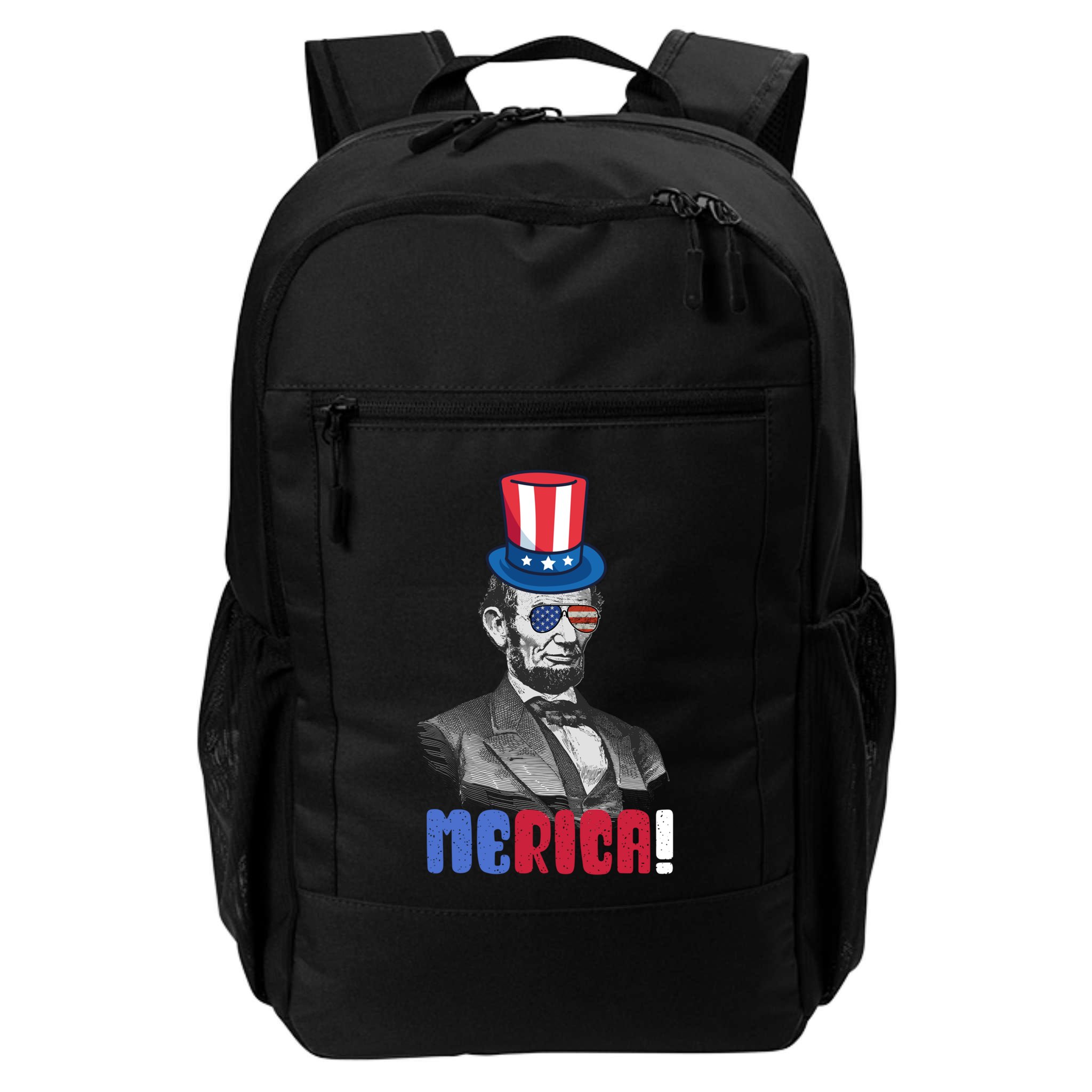 Abraham Lincoln President 4th Of July Gift Merica Gift Backpack