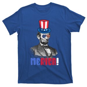 Abraham Lincoln President 4th Of July Gift Merica Gift T-Shirt