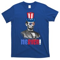 Abraham Lincoln President 4th Of July Gift Merica Gift T-Shirt