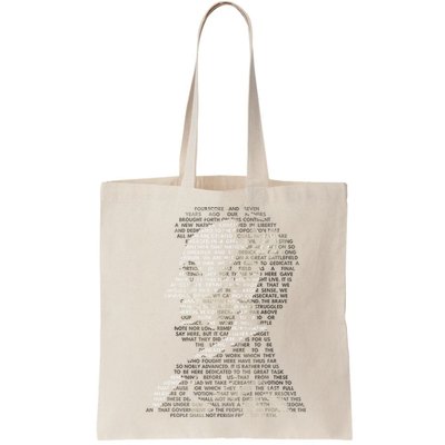 Abraham Lincoln Portrait Gettysburg Address Bag