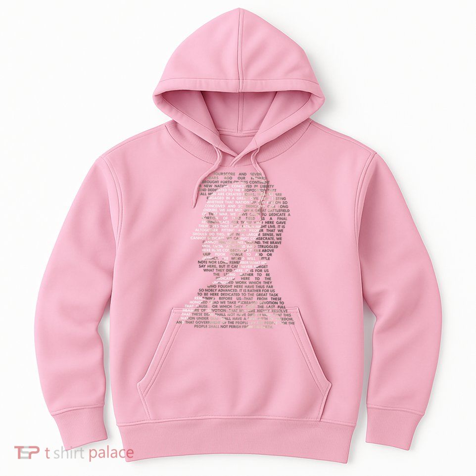 Abraham Lincoln Portrait Gettysburg Address Hoodie