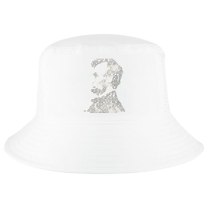 Abraham Lincoln Portrait Gettysburg Address Cool Comfort Performance Bucket Hat