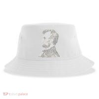 Abraham Lincoln Portrait Gettysburg Address Sustainable Bucket Hat