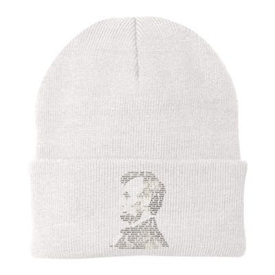 Abraham Lincoln Portrait Gettysburg Address Beanie