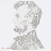 Abraham Lincoln Portrait Gettysburg Address Mesh Reversible Basketball Jersey Tank
