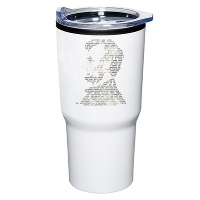 Abraham Lincoln Portrait Gettysburg Address Tumbler