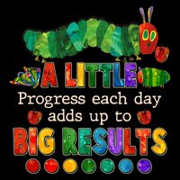 A Little Progress Each Day Adds Up To Big Results 7-Panel Snapback Hat