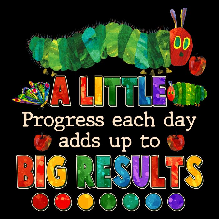 A Little Progress Each Day Adds Up To Big Results 7-Panel Snapback Hat
