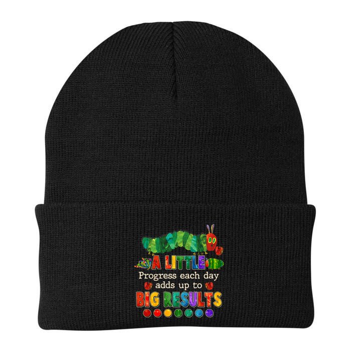 A Little Progress Each Day Adds Up To Big Results Knit Cap Winter Beanie