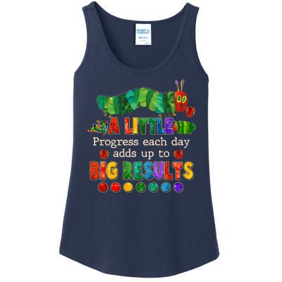 A Little Progress Each Day Adds Up To Big Results Ladies Essential Tank