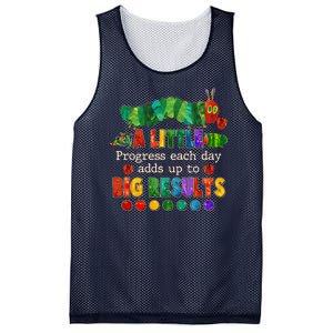 A Little Progress Each Day Adds Up To Big Results Mesh Reversible Basketball Jersey Tank