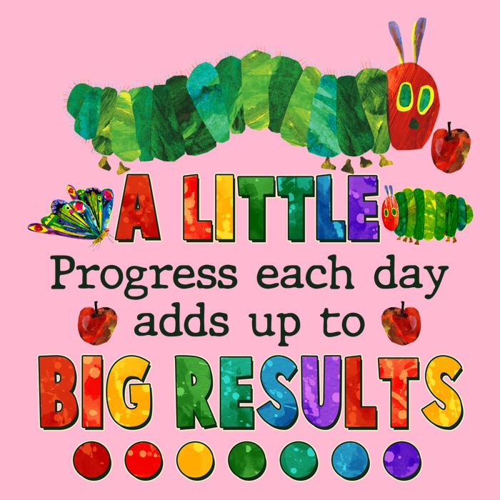 A Little Progress Each Day Adds Up To Big Results Visor