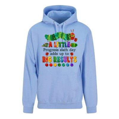 A Little Progress Each Day Adds Up To Big Results Unisex Surf Hoodie