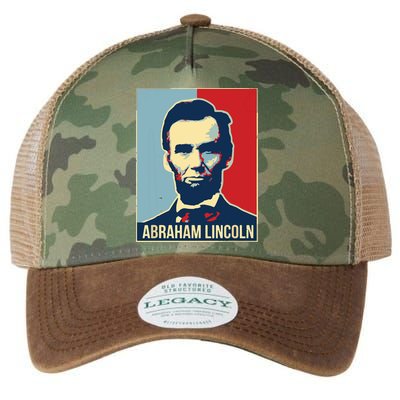 Abraham Lincoln President Gift For President's Day Legacy Tie Dye Trucker Hat