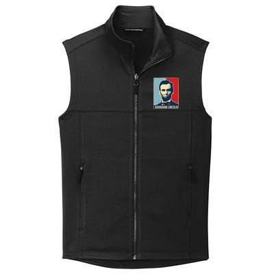 Abraham Lincoln President Gift For President's Day Collective Smooth Fleece Vest