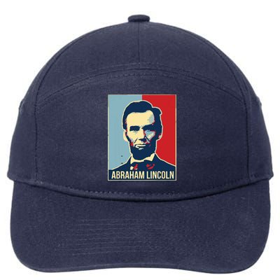 Abraham Lincoln President Gift For President's Day 7-Panel Snapback Hat