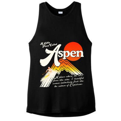 A Little Place Called Aspen Dumb &Amp; Dumber Ladies PosiCharge Tri-Blend Wicking Tank