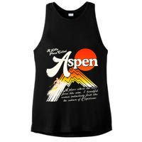 A Little Place Called Aspen Dumb &Amp; Dumber Ladies PosiCharge Tri-Blend Wicking Tank