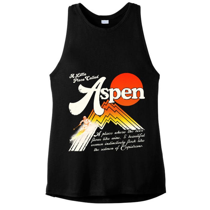 A Little Place Called Aspen Dumb &Amp; Dumber Ladies PosiCharge Tri-Blend Wicking Tank