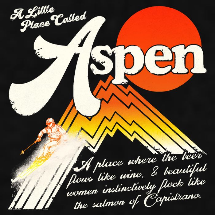 A Little Place Called Aspen Dumb &Amp; Dumber Ladies PosiCharge Tri-Blend Wicking Tank