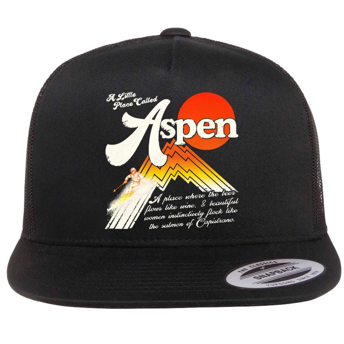 A Little Place Called Aspen Dumb &Amp; Dumber Flat Bill Trucker Hat