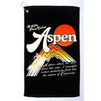 A Little Place Called Aspen Dumb &Amp; Dumber Golf Towel