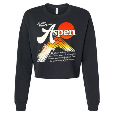 A Little Place Called Aspen Dumb &Amp; Dumber Cropped Pullover Crew