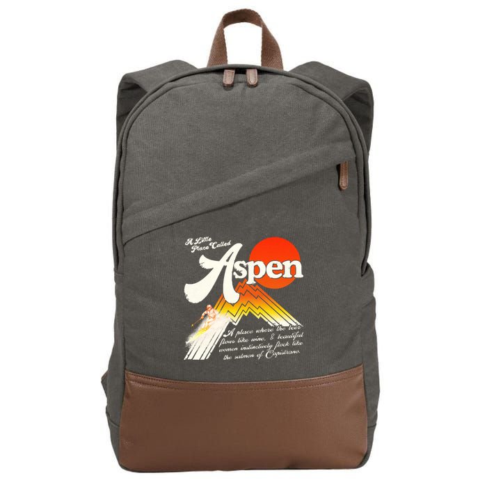 A Little Place Called Aspen Dumb &Amp; Dumber Cotton Canvas Backpack
