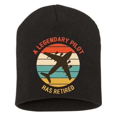 A Legendary Pilot Has Retired Pilot Aircraft Designs Short Acrylic Beanie