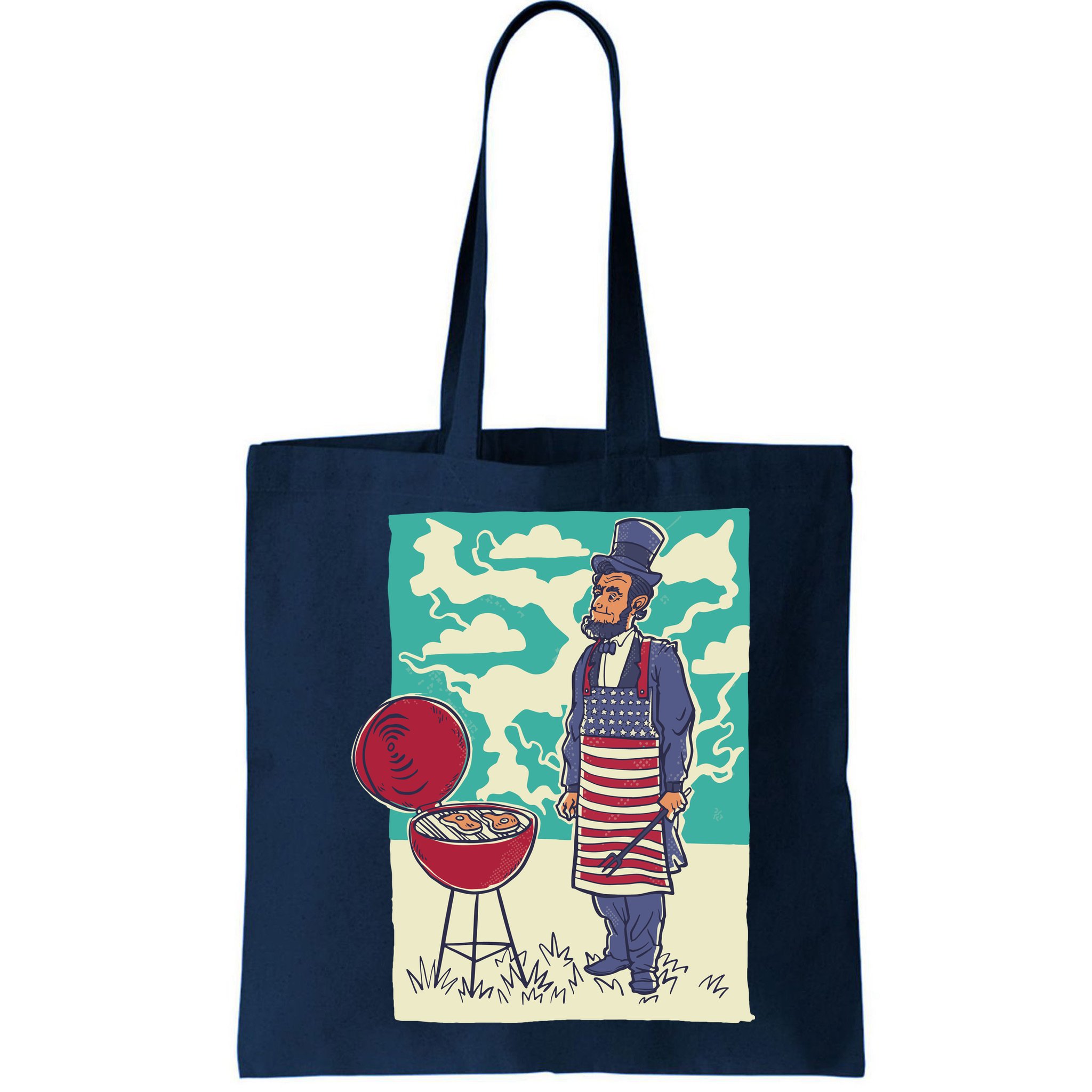 Abe Lincoln Patriotic Barbeque BBQ Bag