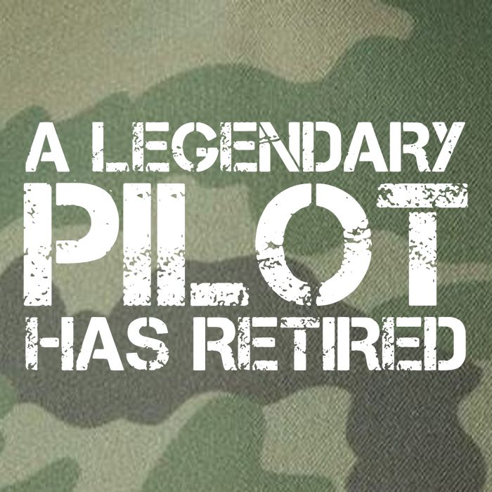 A LEGENDARY PILOT HAS RETIRED Funny Retirement Copilot Gift Legacy Tie Dye Trucker Hat