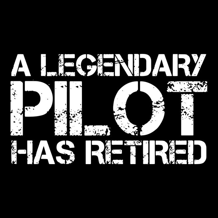 A LEGENDARY PILOT HAS RETIRED Funny Retirement Copilot Gift 16 in Basic Backpack