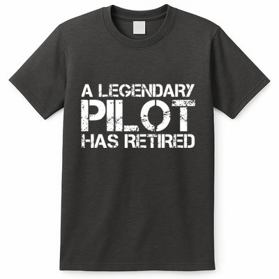 A LEGENDARY PILOT HAS RETIRED Funny Retirement Copilot Gift T-Shirt