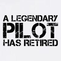 A LEGENDARY PILOT HAS RETIRED Funny Retirement Copilot Gift Garment-Dyed Sweatshirt