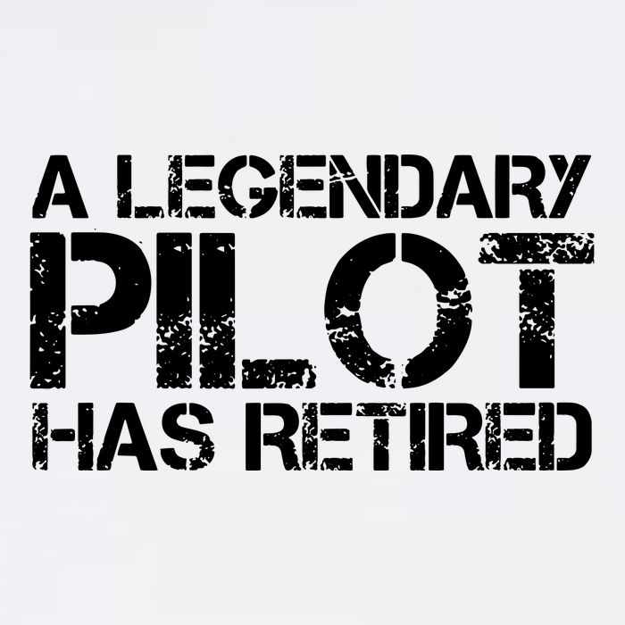 A LEGENDARY PILOT HAS RETIRED Funny Retirement Copilot Gift Garment-Dyed Sweatshirt