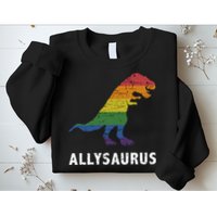Ally LGBT Pride Allysaurus Dinosaur Sweatshirt