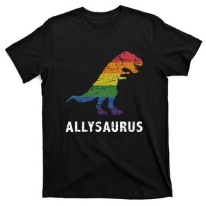 Ally LGBT Pride Allysaurus Dinosaur T-Shirt