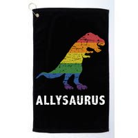 Ally LGBT Pride Allysaurus Dinosaur Golf Towel