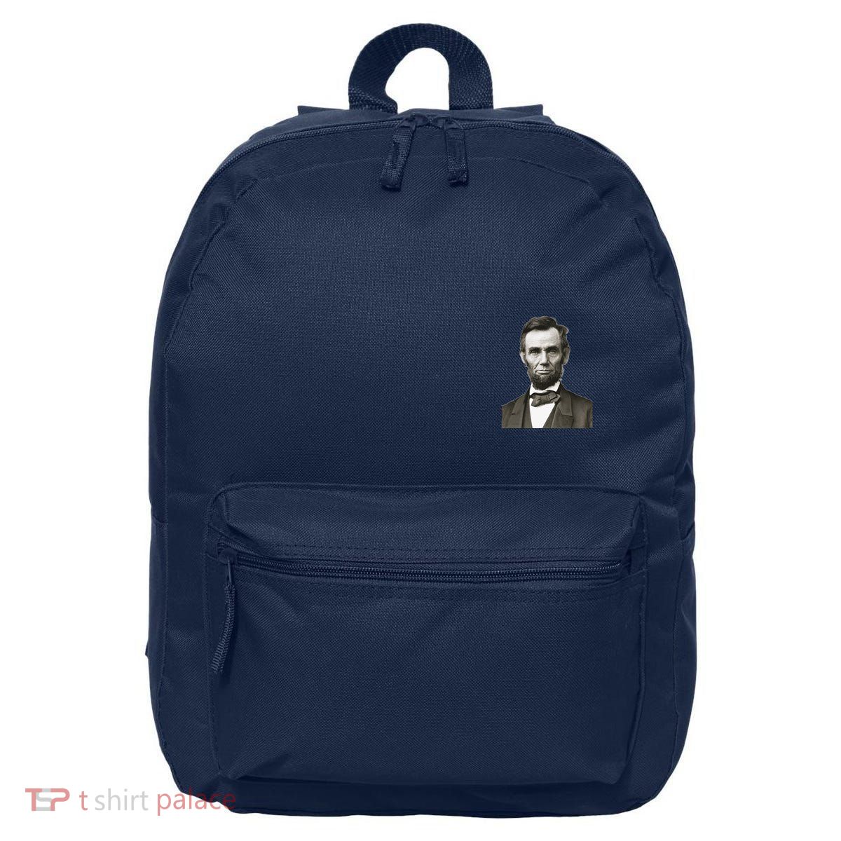 Abraham Lincoln Pocket Size Print 16 in Basic Backpack