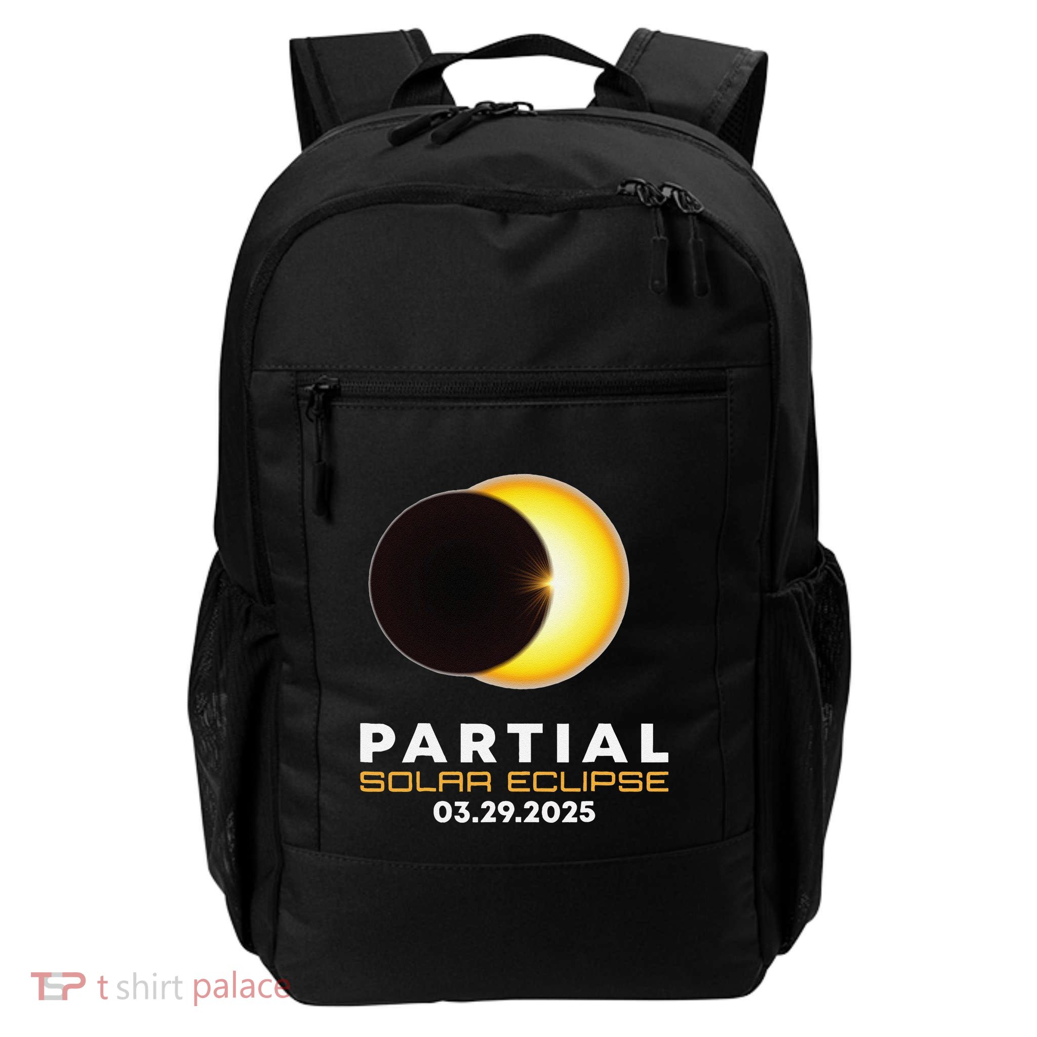 Astronomy Lovers Partial Solar Eclipse 03.29.2025 Daily Commute Backpack