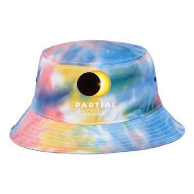 Astronomy Lovers Partial Solar Eclipse 03.29.2025 Tie Dye Newport Bucket Hat