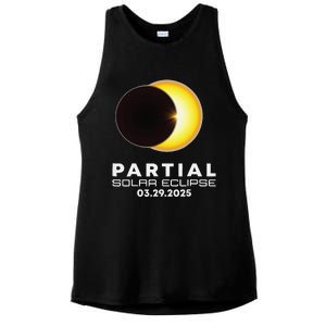 Astronomy Lovers Partial Solar Eclipse 03.29.2025 Ladies PosiCharge Tri-Blend Wicking Tank