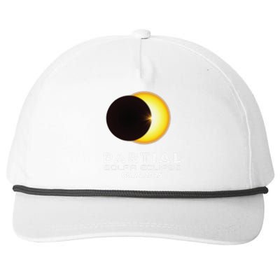 Astronomy Lovers Partial Solar Eclipse 03.29.2025 Snapback Five-Panel Rope Hat