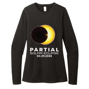 Astronomy Lovers Partial Solar Eclipse 03.29.2025 Womens CVC Long Sleeve Shirt