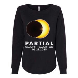 Astronomy Lovers Partial Solar Eclipse 03.29.2025 Womens California Wash Sweatshirt