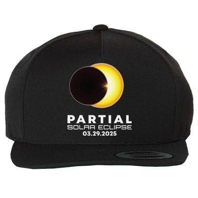 Astronomy Lovers Partial Solar Eclipse 03.29.2025 Wool Snapback Cap