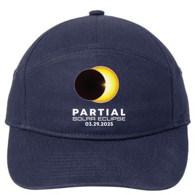 Astronomy Lovers Partial Solar Eclipse 03.29.2025 7-Panel Snapback Hat