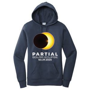 Astronomy Lovers Partial Solar Eclipse 03.29.2025 Women's Pullover Hoodie