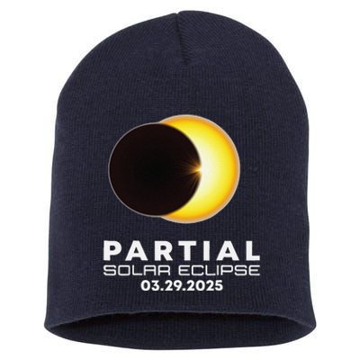 Astronomy Lovers Partial Solar Eclipse 03.29.2025 Short Acrylic Beanie