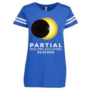 Astronomy Lovers Partial Solar Eclipse 03.29.2025 Enza Ladies Jersey Football T-Shirt